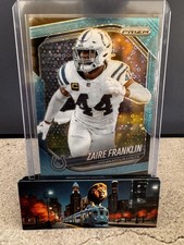 2025 Panini Prizm #91 Zaire Franklin No Huddle Blue #/125