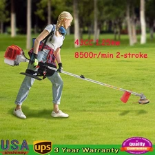 43cc 2-Stoke Gas Weed Trimmer Brush Cutter Lawn Edger Grass Trimmer Weed Eater