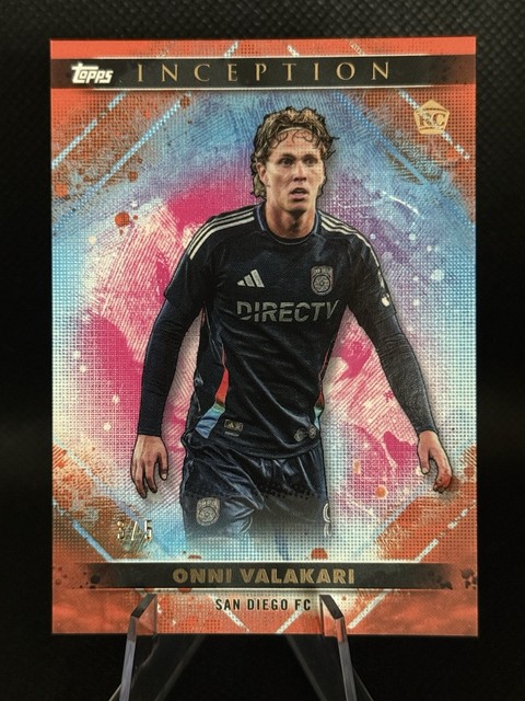 2025 Topps MLS Inception Onni Valakari /5 San Diego Fc