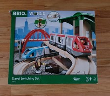 Brio World Wooden Railway Rare Travel Switching Set 33512 New in Box