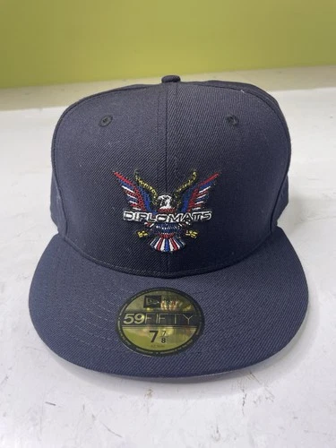 Vintage Diplomats Dipset New Era Fitted Hat 7 7/8 Navy Cam’ron Jim Jones Juelz - product listing photo