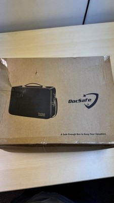 DocSafe Fireproof Document Bag WCombination Lock Water Resistant File Bag New