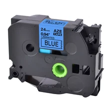 1PK 1" Compatible with Brother TZ-551 TZe-551 Black on Blue Label Tape P-Touch