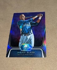 2012 JABARI BLASH BOWMAN PLATINUM PURPLE REFRACTOR (MARINERS)