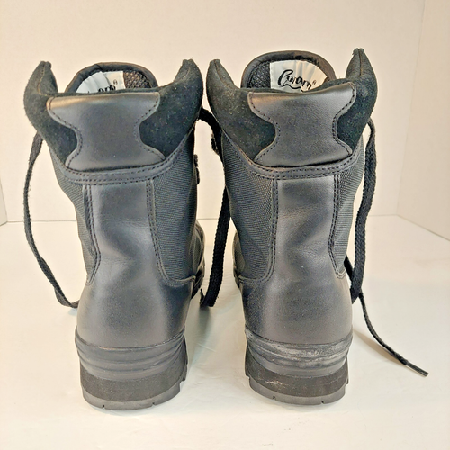Corcoran boots Men's 7.5 Med Black Ankle Combat Tactile Leather Lace Up New 1955 - Picture 5 of 12