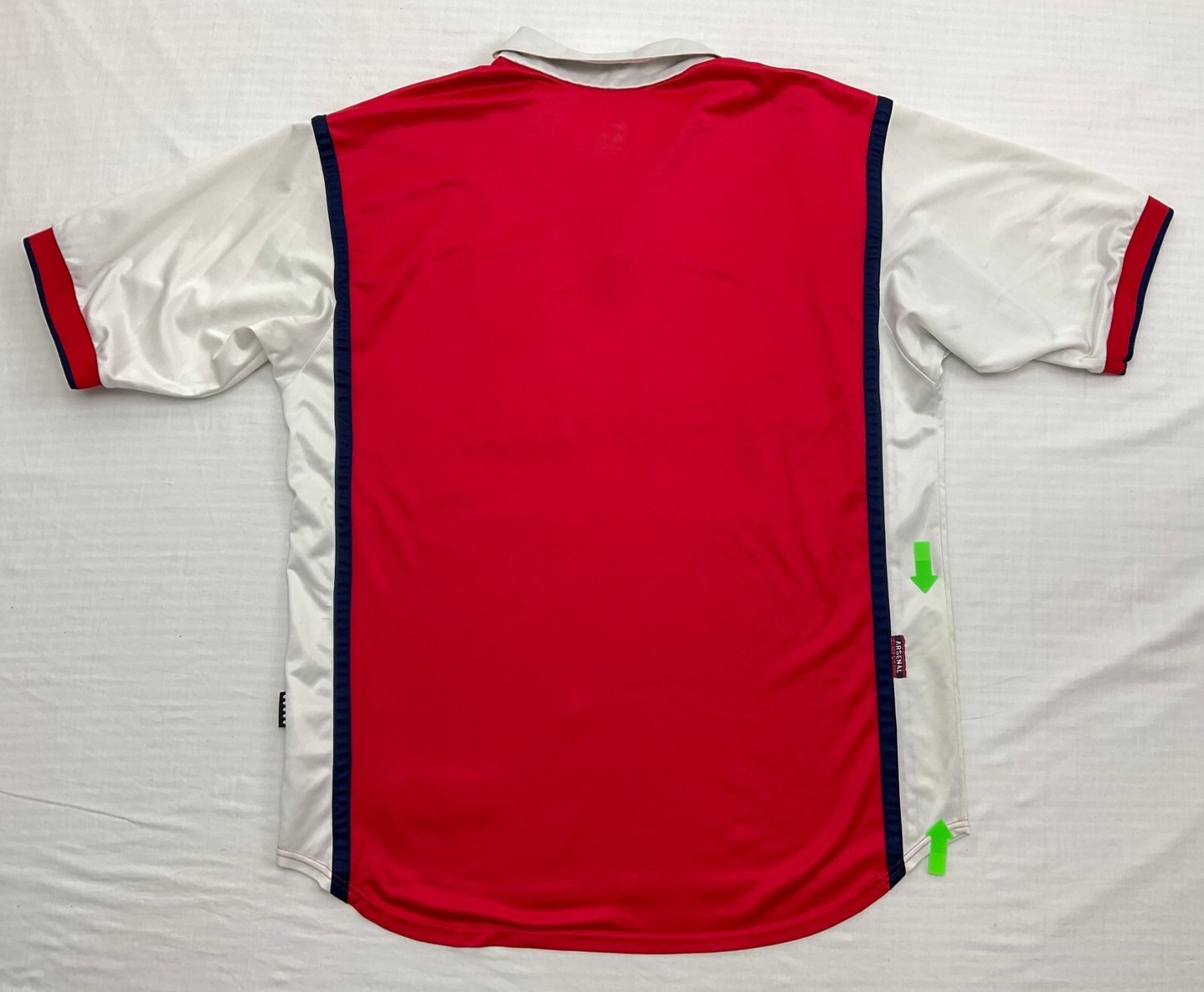 1999-2000 アーセナルユニフォーム　NIKE NIKE アーセナル 99/00 ユニフォーム アウェイ 半袖 162079 704