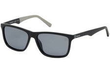 Timberland TB9174 01D POLARIZED Black Blue Mirrored Men Sunglasses 56-15-150