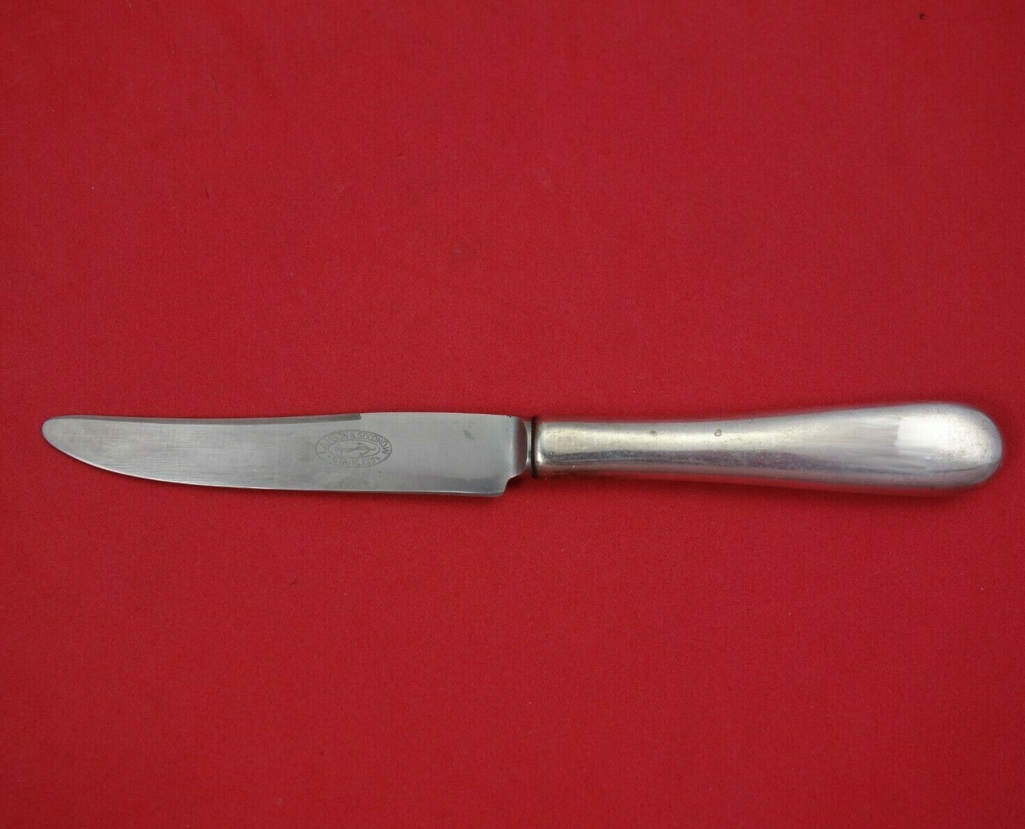 Round by Porter Blanchard Sterling Silver Fruit Knife HH with Stainless ...