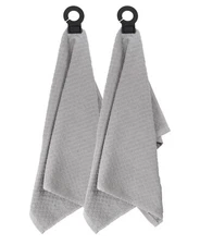 RITZ Hook and Hang Woven Kitchen Towel Set of Two