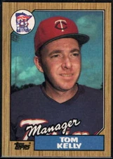 1987 Topps #618 Tom Kelly NM Near Mint Twins MG  ID:28146