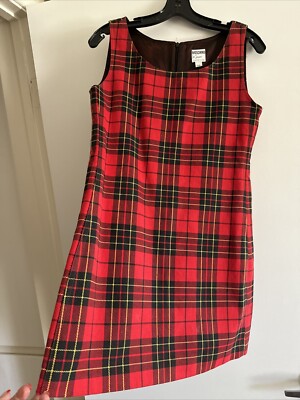 Vintage Moschino Jeans Tartan Dress