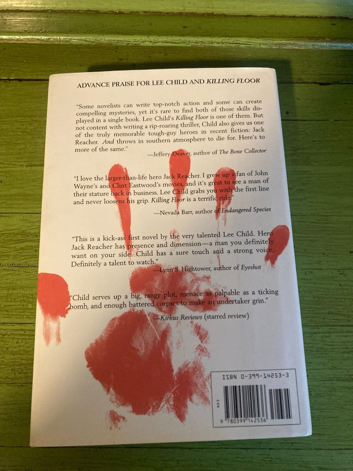 Lee Child Killing Floor Jack Reacher Series 1 Hard Cover DJ Like New