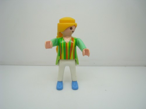 PLAYMOBIL FIGUR ZOFE MARION ROTKEHLCHENHAUBE VINTAGE 71 MM HOCH 2
