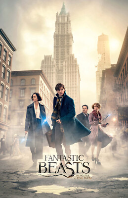 AA1361 Fantastic Beasts and Where to Find Them 2016 City Movie Poster 11x17