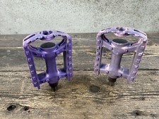 Purple Bmx Plastic Pedals 1/2   Old School Vi...