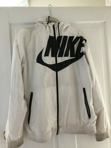 nike windbreaker white