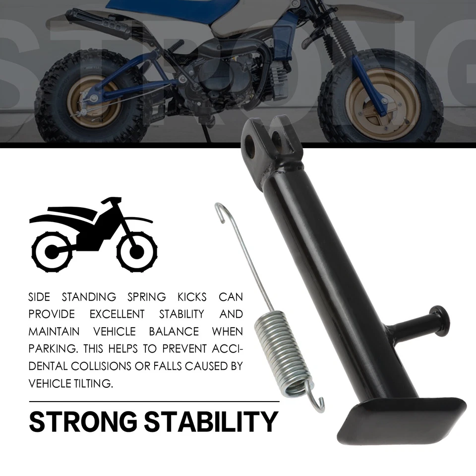 Side Spring KickStand Fit for 1974-1980 Yamaha GT80 1983-2006 Yamaha PW80 - Image 4 of 4