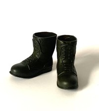 Vintage Action Man Elite Brigade 1:6  Scale Brown Tall US Para Lace Up Boots 