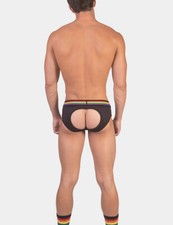 barcode Berlin - Backless Brief PRIDE schwarz S M L XL XXL Slip 91924/100 gay