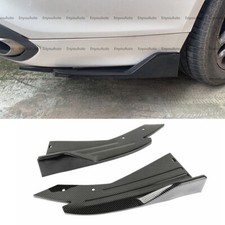 Universal Rear Bumper Lip Spoiler Splitter Diffuser Carbon Fiber For Lincoln Mkz Universal Rear Bumper Lip Spoiler Splitter Diffuser Carbon Fiber For Lincoln Mkz
