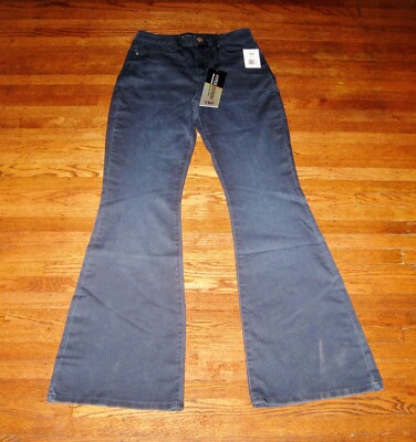 Hyper Denim Flare Blue Jeans Sz Med Cotton Blend YMI Women's Ultimate Stretch