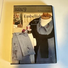 Nancy Zieman - Embellishment 101 Blank To Beautiful (DVD) Sewing With Nancy