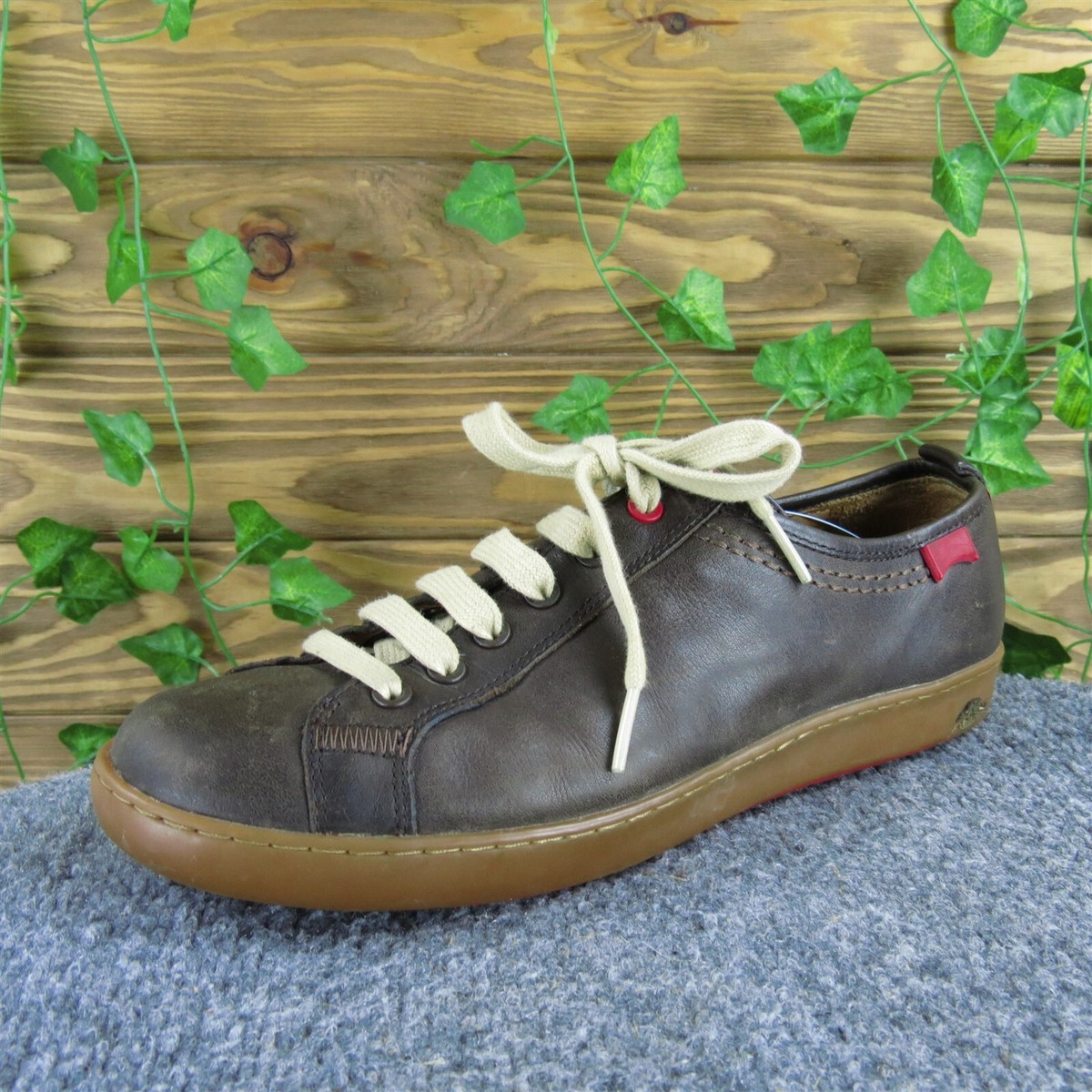Camper Women's Sneaker Brown Leather Sz 42 Medium Gently Used 2025