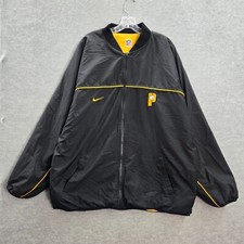 VINTAGE Pittsburgh Steelers Men Bomber Jacket 2XL Black Yellow Reversible READ
