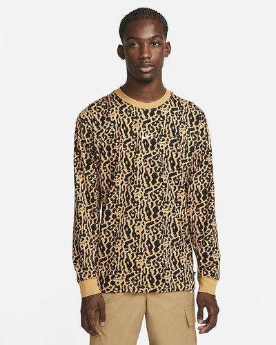 cheetah print under shirt long sleeve