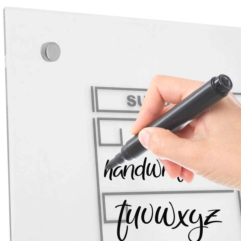 Pizarra Acrílica Calendario Planificador Trimestral Tablero Calendario Tablero de Borrado en Seco Foto 4 de 4