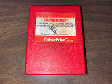 Alpha Build Fisher Price For Commodore 64 Computer Game Cartridge