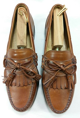 Allen Edmonds Loafers Stoughton Kiltie Tassel Light Brown Slip-On Men\'s 9D m_6655221407ac55203489df0c.jpeg main image 3