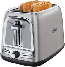 Oster 2-Slice Toaster Stainless Steel Advance...