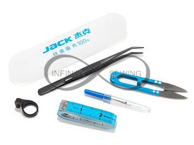 Jack Sewing Machine Accessory Kit Includes - Tweezers, Snips, Seam Ripper & More