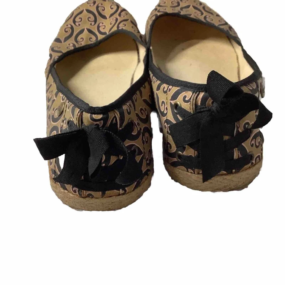 UGG�� Talla 10 Marrón Azul Rosa Indah Marrakech Zapatos Alpargata Lona Plana 1002691 Foto 2 de 4