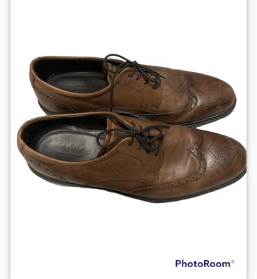 ECCO‎ Brown Oxford Wingtip Dress Shoes Size 47 US Sz 13/13.5 Comfort Shoe ECCO Men main image 4