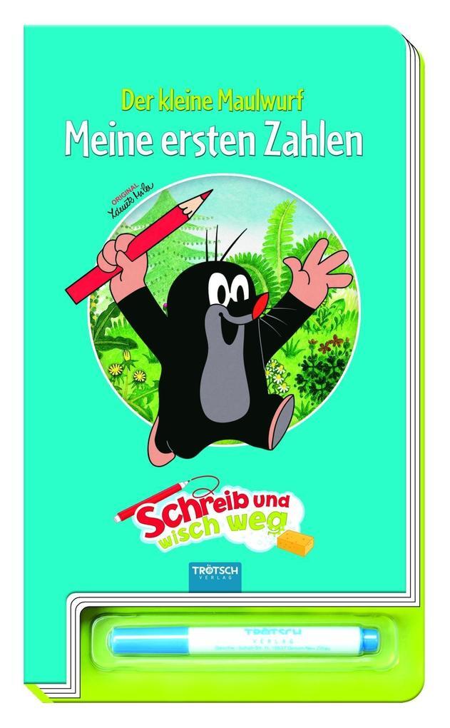 Thumbnail - Schreib Und Wisch Weg "der Kleine Maulwurf". Zahlen | Deutsch