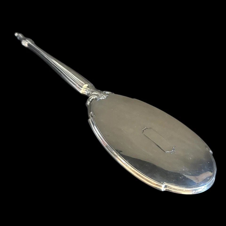 Antiguo tocador de mano con espejo de plata esterlina Webster Co victoriano Art Deco Nouveau Foto 2 de 4