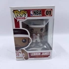 Pop! NBA LeBron James Vinyl Figure #01 White Jersey