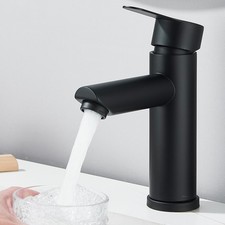 Waschtischarmatur Schwarz Badarmatur Wasserhahn Bad Waschbecken Mischbatterie