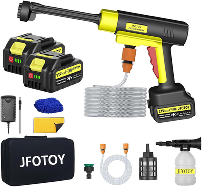 #ad Cordless Portable Pressure Washer Brushless Power Cleaner 6 in 1 Nozzle 3 Speed $121.79