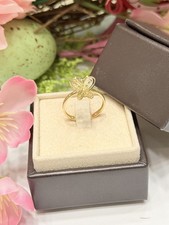 Buterfly Ring  On Yellow Gold 14k 585 Solid Gold & Beauty & Class New !