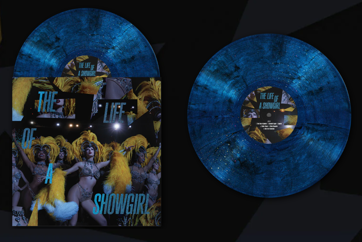 Taylor Swift The Life Of A Showgirl LAKESIDE BEACH BLUE SPARKLE