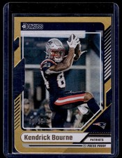 2024 Donruss Press Proof Blue Kendrick Bourne /25 New England Patriots #219