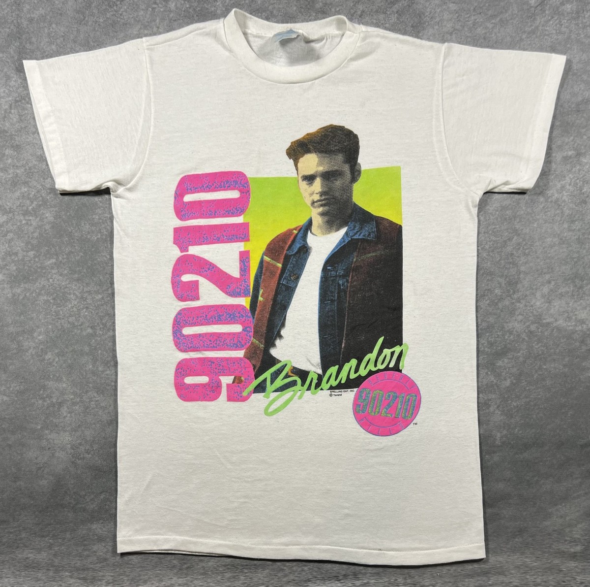 Vintage Beverly Hills 90210 Brandon Walsh Men's T-Shirt White Size M