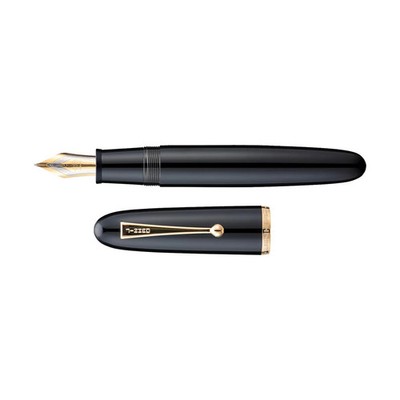 Jinhao 9019 Dadao Fountain Pen, Gold Trim, #8 Nib, Black