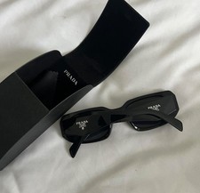 Black prada sunglasses for women authentic used
