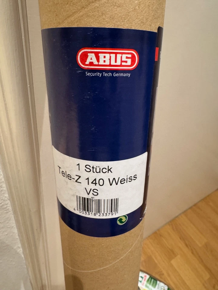 Abus Teleskopstange TELE-Z 140 Weiß Fenstersicherung