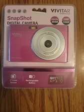 NEW Vivitar SnapShot Digital Camera Pink VECXX 77 12 MP 1080p Video USB-C charg