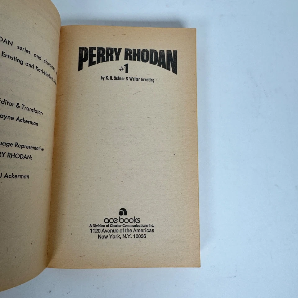 Perry Rhodan #1 Enterprise Stardust 1974 Ace Books Sci-Fi PB 3rd Printing - Image 4 of 4